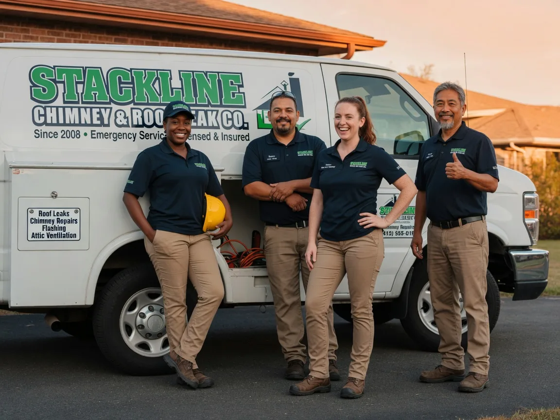 Chimney flashing repair company in Graham, TX